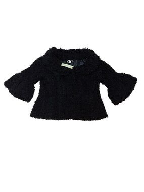 Carolyn Taylor Black Pom Pom Jacket Small NWT